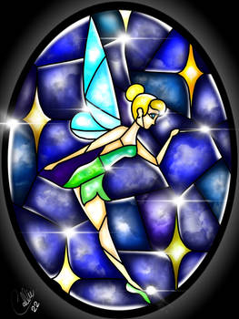 Stained Glass Tinkerbell