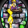 Stained Glass Rapunzel