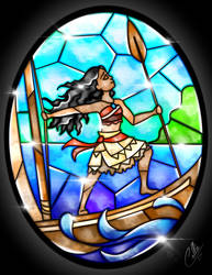 Stained Glass Moana