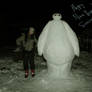 Happy Baymax snowman!