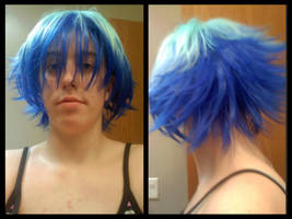 Short Blue wig