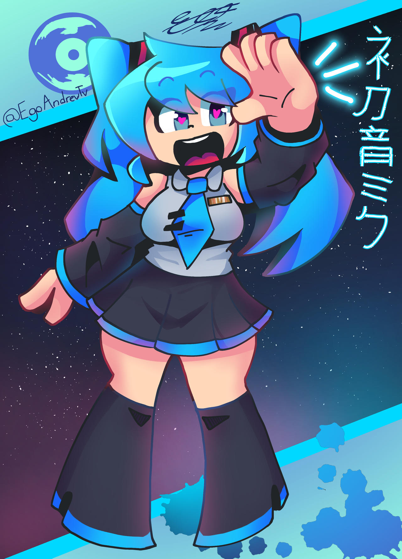 Hatsune Miku by EgoAndrewTv on DeviantArt