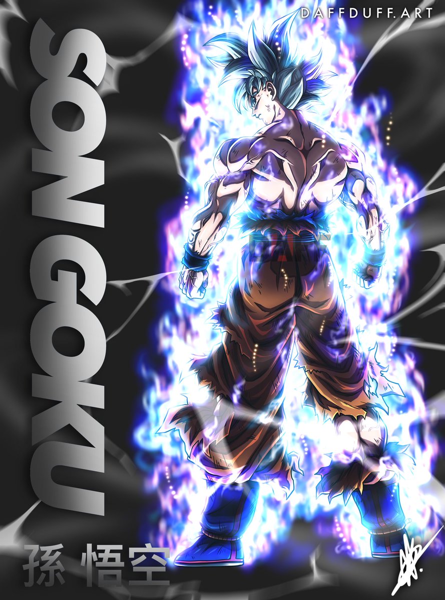 Mastered ui goku by davidlopti on DeviantArt