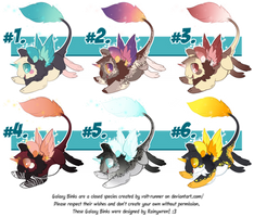 Galaxy Bink Adopts #1: 2/6 Available!