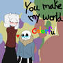 [Undertale] Colorful .:SansXToriel:.