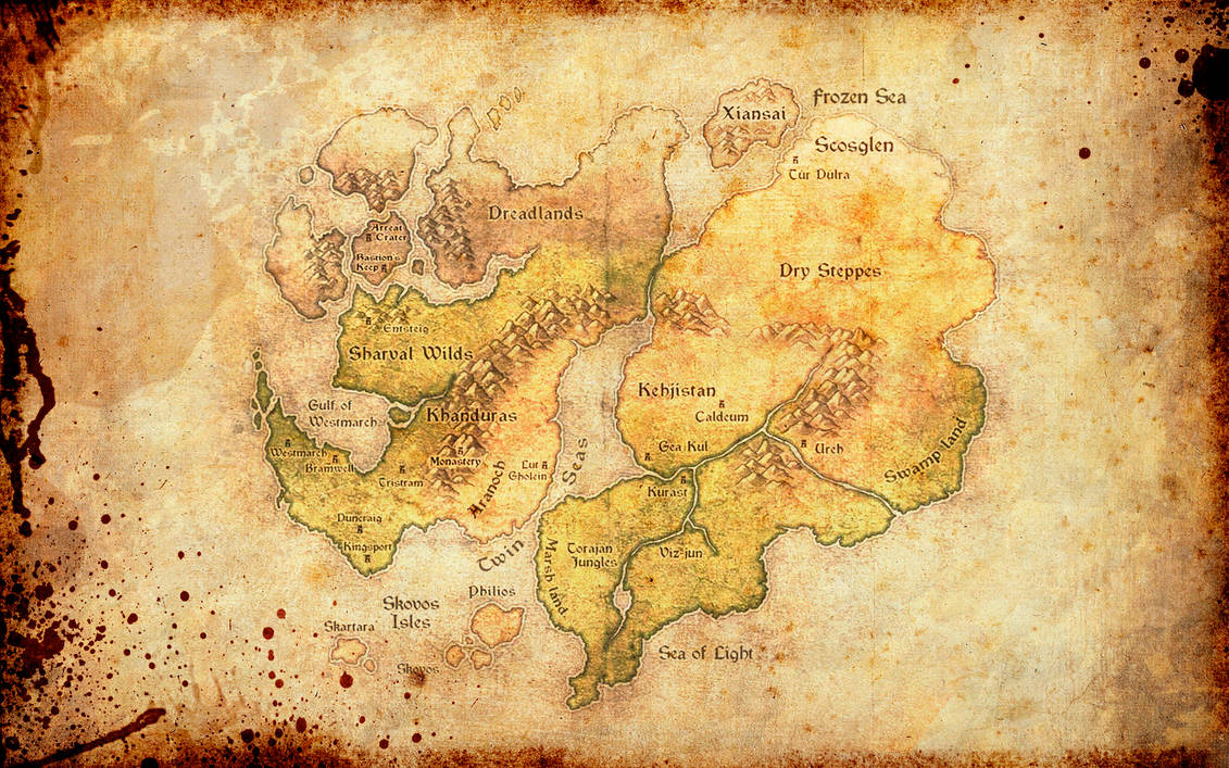 Diablo III map by tiazgriff on DeviantArt