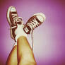 Converse in my purple world