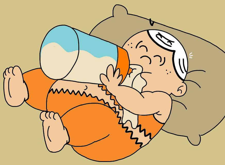 Lumpy Baby Link Baby Linky milk gain by Frost4556 on DeviantArt