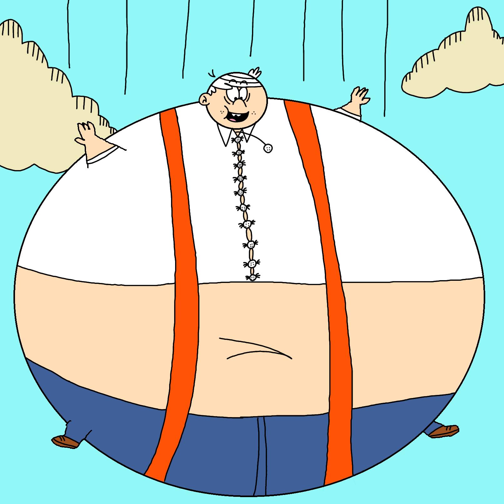 Lincoln Gloop floating down by Frost4556 on DeviantArt