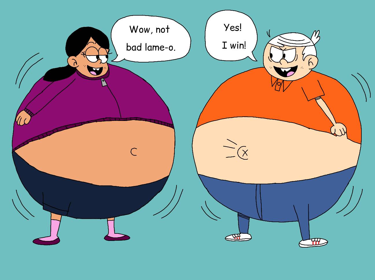 Ronniecoln Belly button popping contest (remake) by Frost4556 on DeviantArt