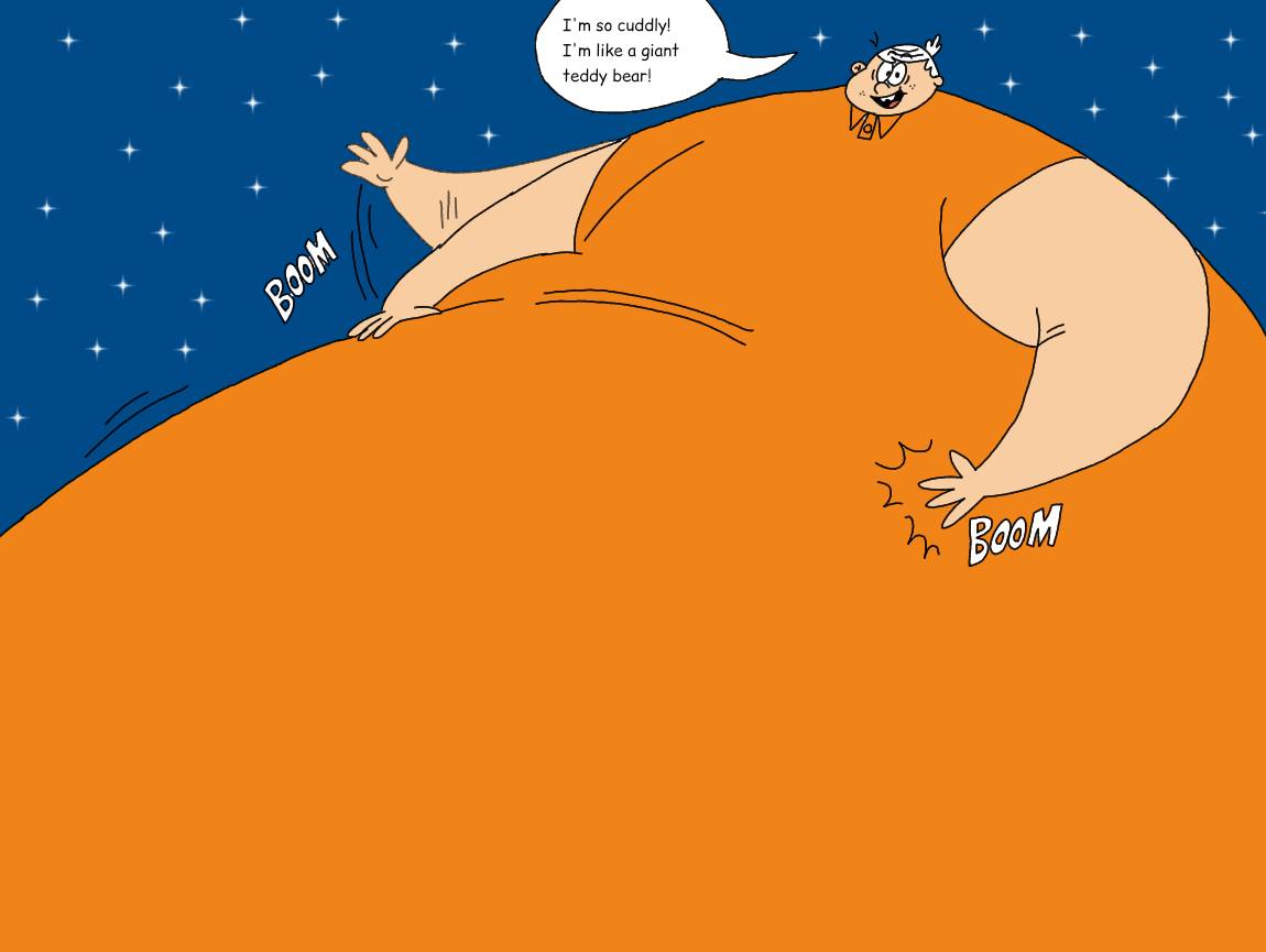 Lincoln's enormous belly by Frost4556 on DeviantArt