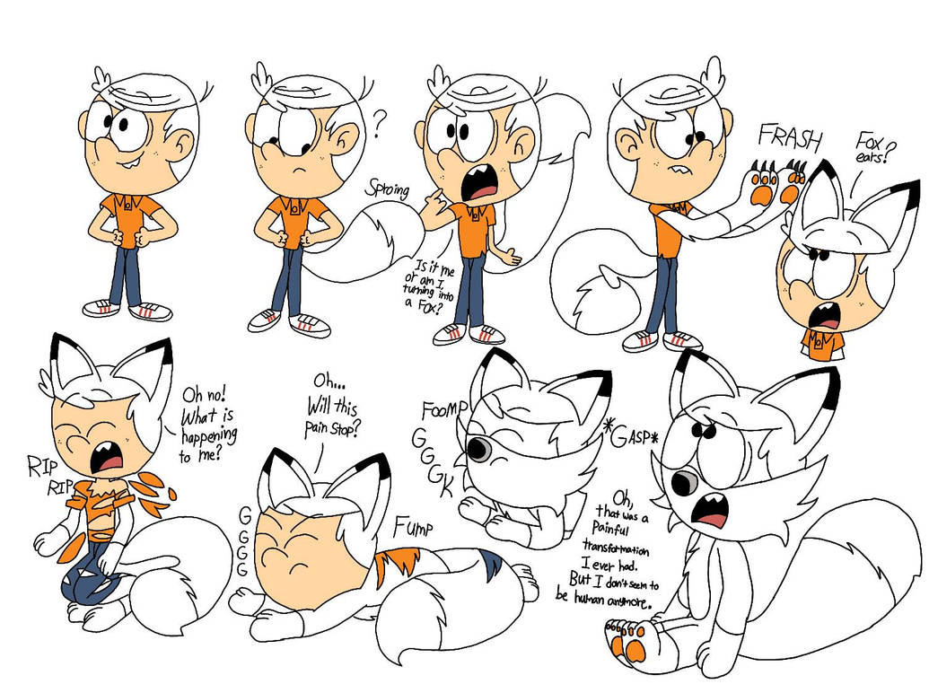 Fox Transform Lincoln fox transformation (colored) by Frost4556 on DeviantArt