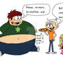 The bully gets the food (remake)