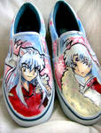 Inuyasha Shoes by pinkbutterflyofdeath