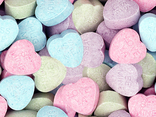 seamless candy hearts