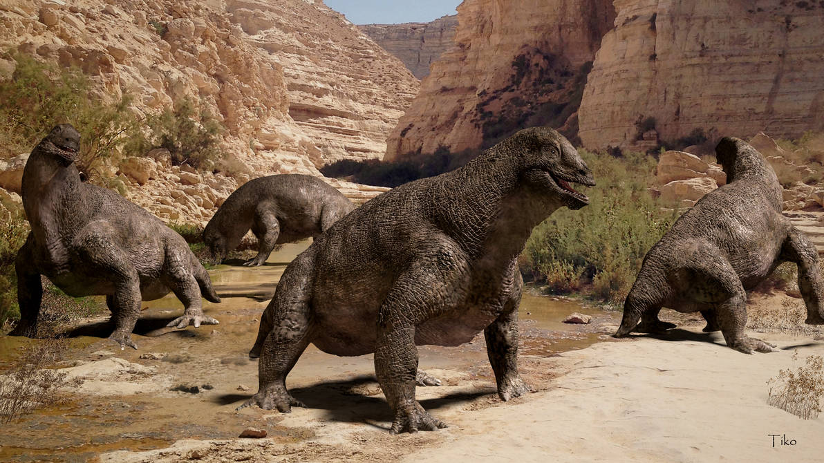 Moschops by Ntvtiko on DeviantArt