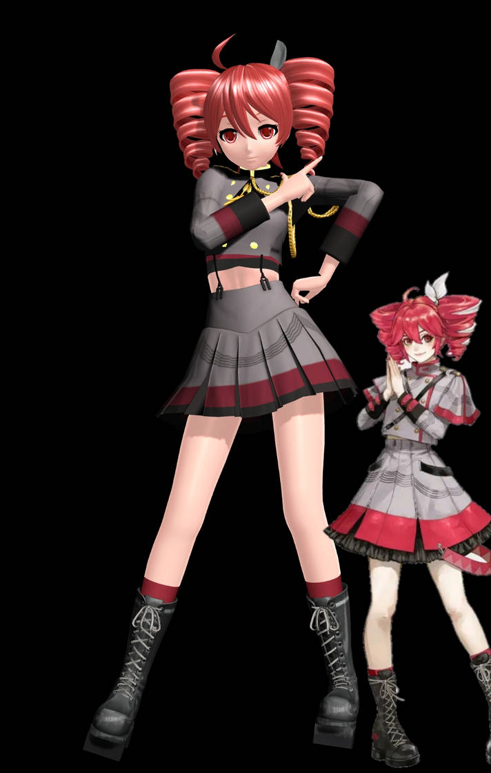 PDXFT Kasane Teto AI Sinthesizer MMD Model by KaitoVictShion on DeviantArt