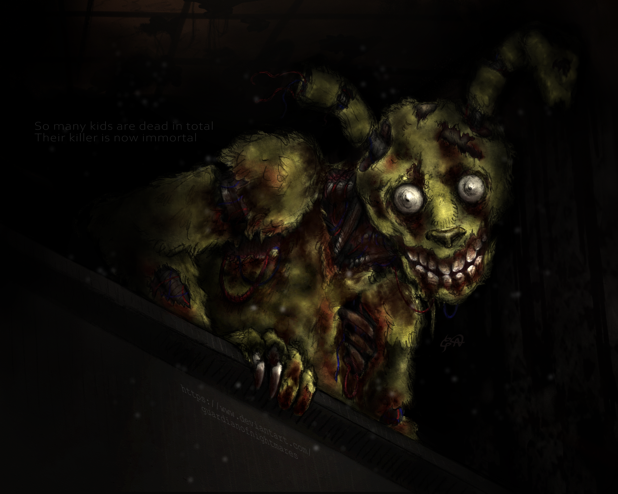 Five Nights at Freddy's - Springtrap by GuardianOfNightmares on DeviantArt