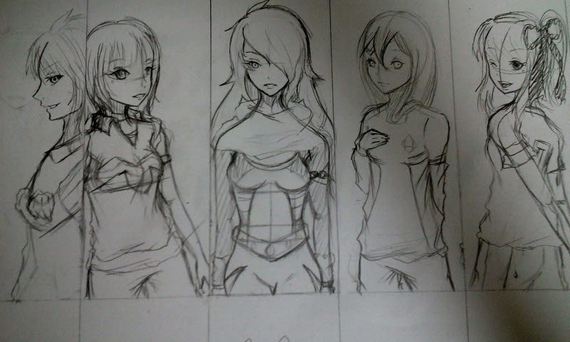 Support IE OC team fanart_sketch