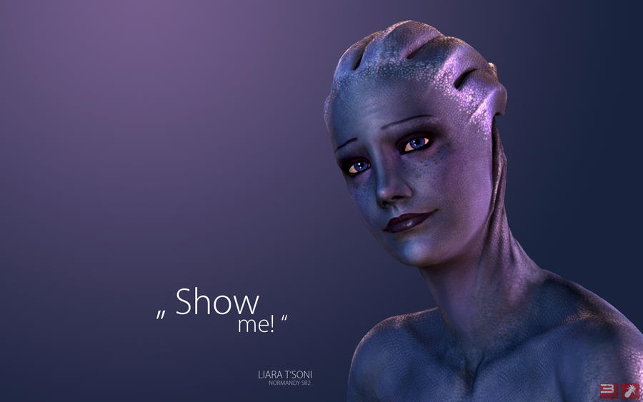 ME3 Wallpaper - Liara I by pineappletree on DeviantArt