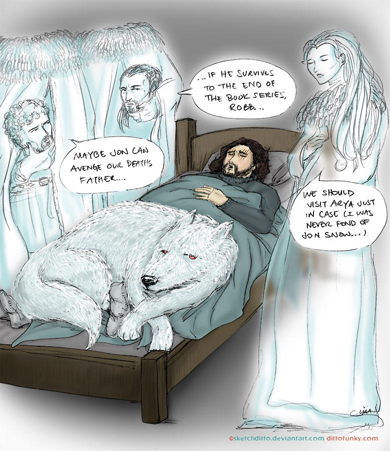The New Ghosts of Winterfell by sketchditto on DeviantArt