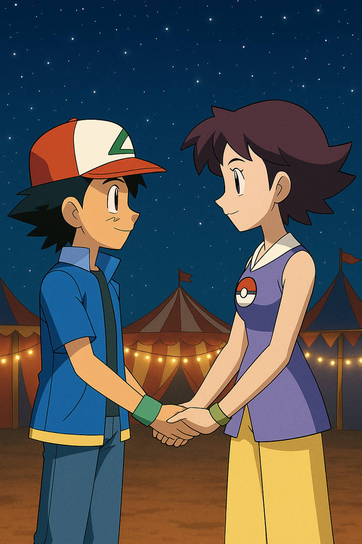 Pokemon - Ash and Neesha in love at the Circus by BlazingZNinja93 on ...
