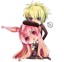 Izayoi and Kuro Usagi (Render)