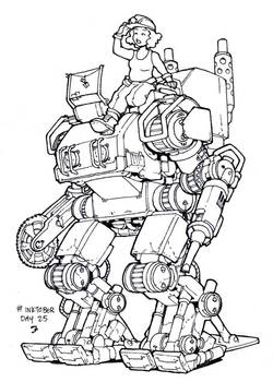 Inktober - Mecha
