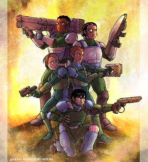 Marathon fanart: Security Officers