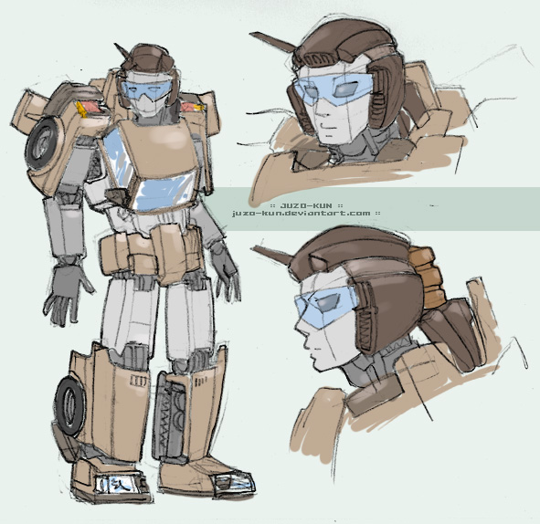 Mecha doodles III - JK as a TF