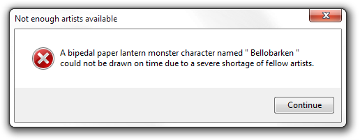 Internal Dialog Box Error An error dialogue box for a chouchin-obake boy by S1ck-Genius on DeviantArt