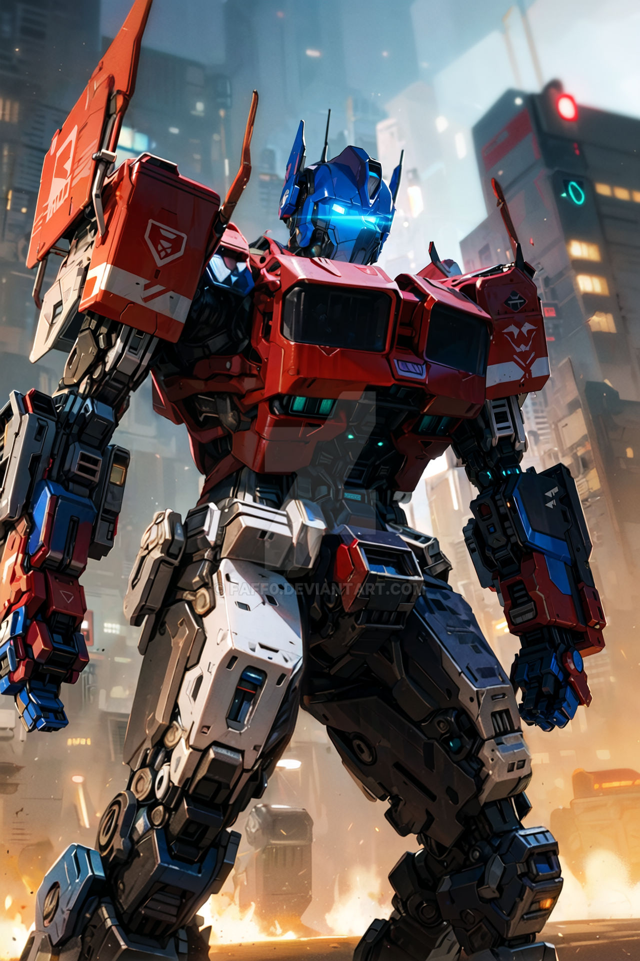 Optimus Prime by FAFF0 on DeviantArt