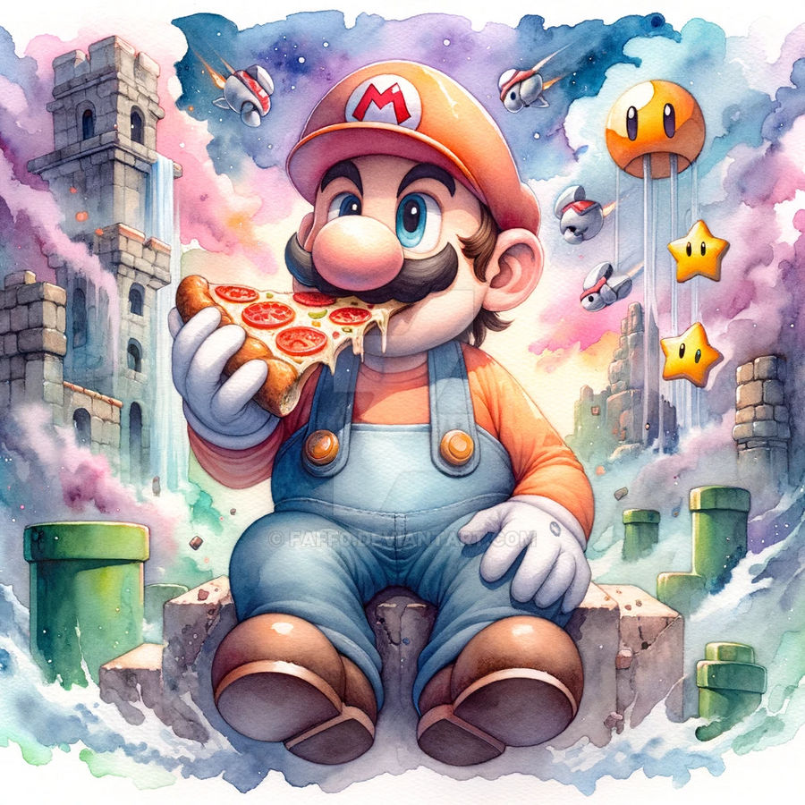Mario Pizza By FAFF0 On DeviantArt mario-pizza-by-faff0-on-deviantart