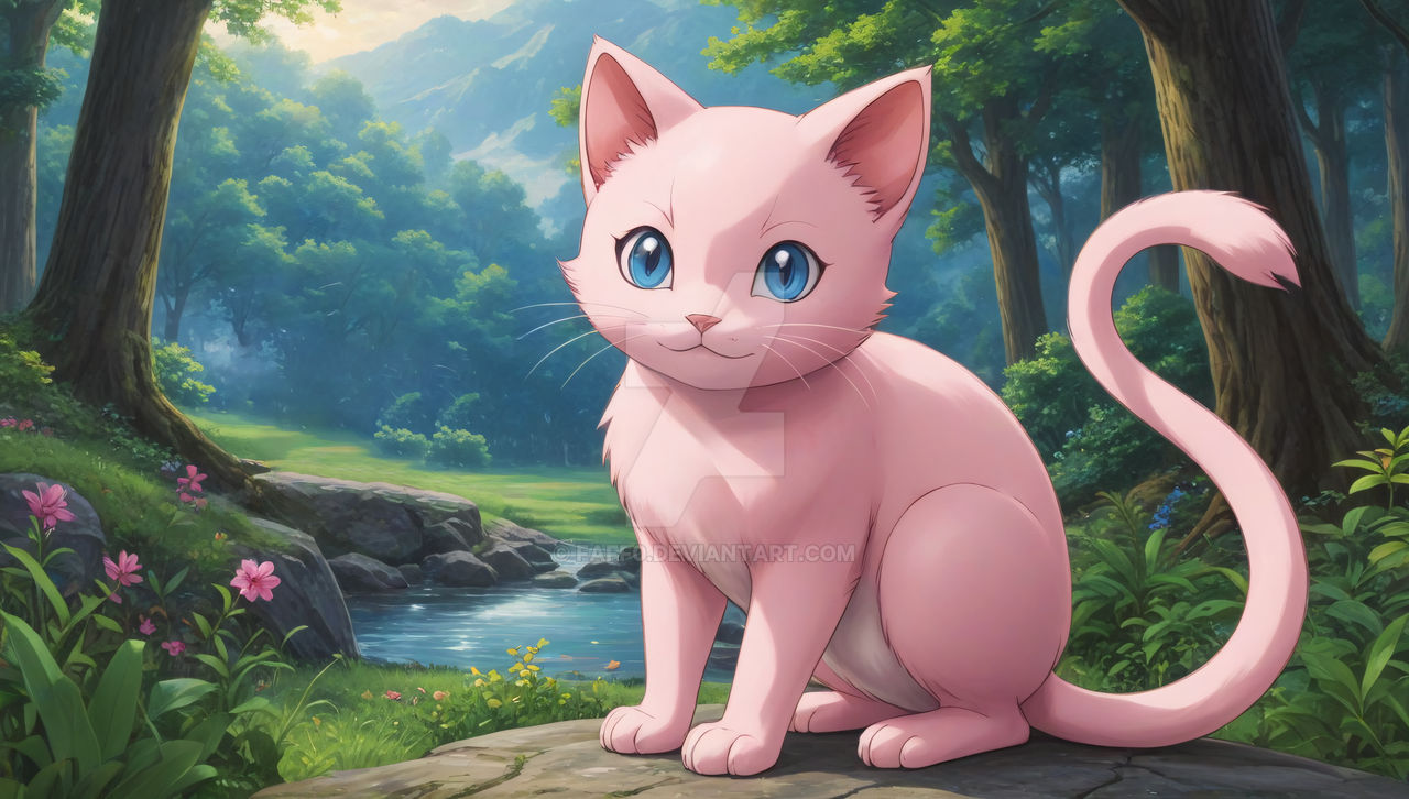 Pink Core Cat Pink Cat - 4K by FAFF0 on DeviantArt