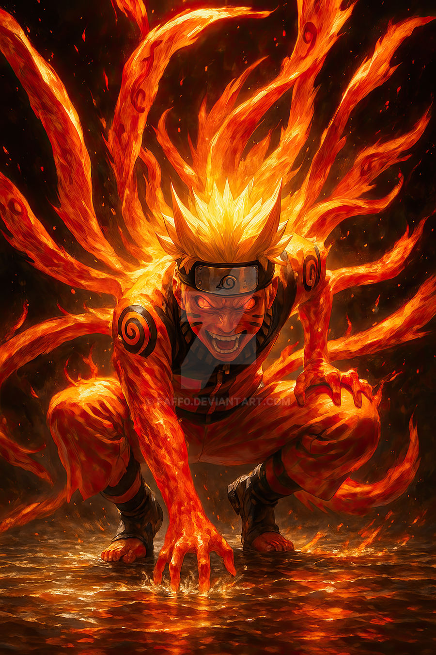 Juubi Form 2 Naruto Kyuubi Modo- 4K by FAFF0 on DeviantArt
