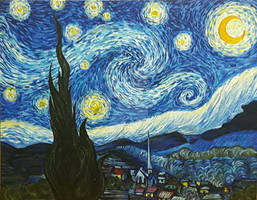 Starry Night, recreation of Van Gogh