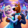 scooby and elsa slow dancing