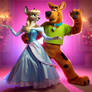 anthro aurora and scooby slow dance