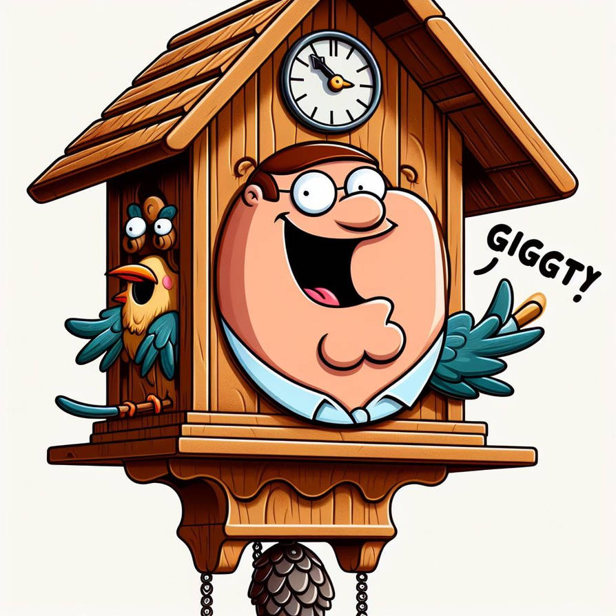 hey lois remember the time i was a cuckoo clock? by alteregobro on