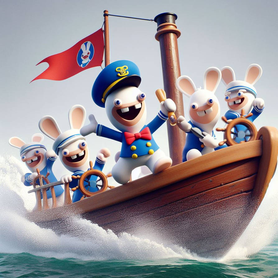 steamboat rabbids by alteregobro on DeviantArt