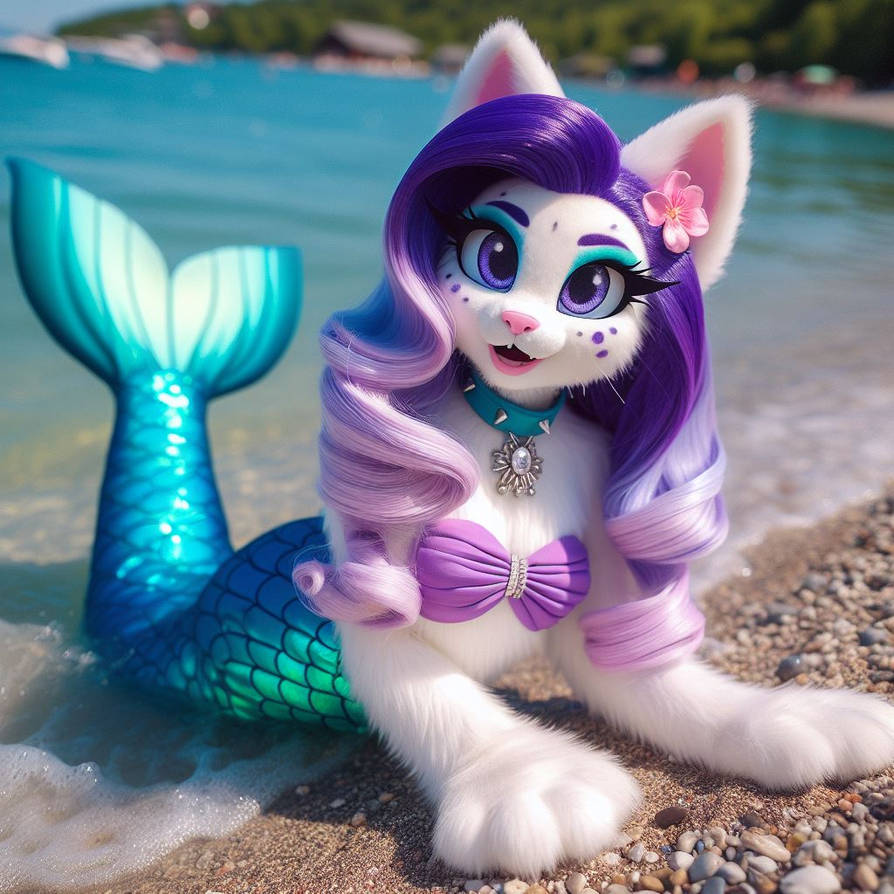 Meryl Cat mer cat rarity beached v2 by alteregobro on DeviantArt