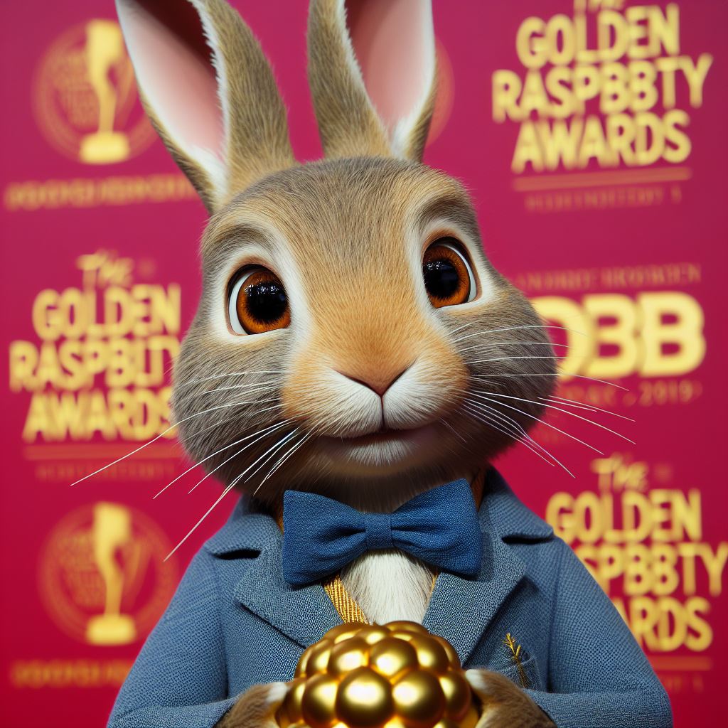 peter rabbit at the razzies by alteregobro on DeviantArt