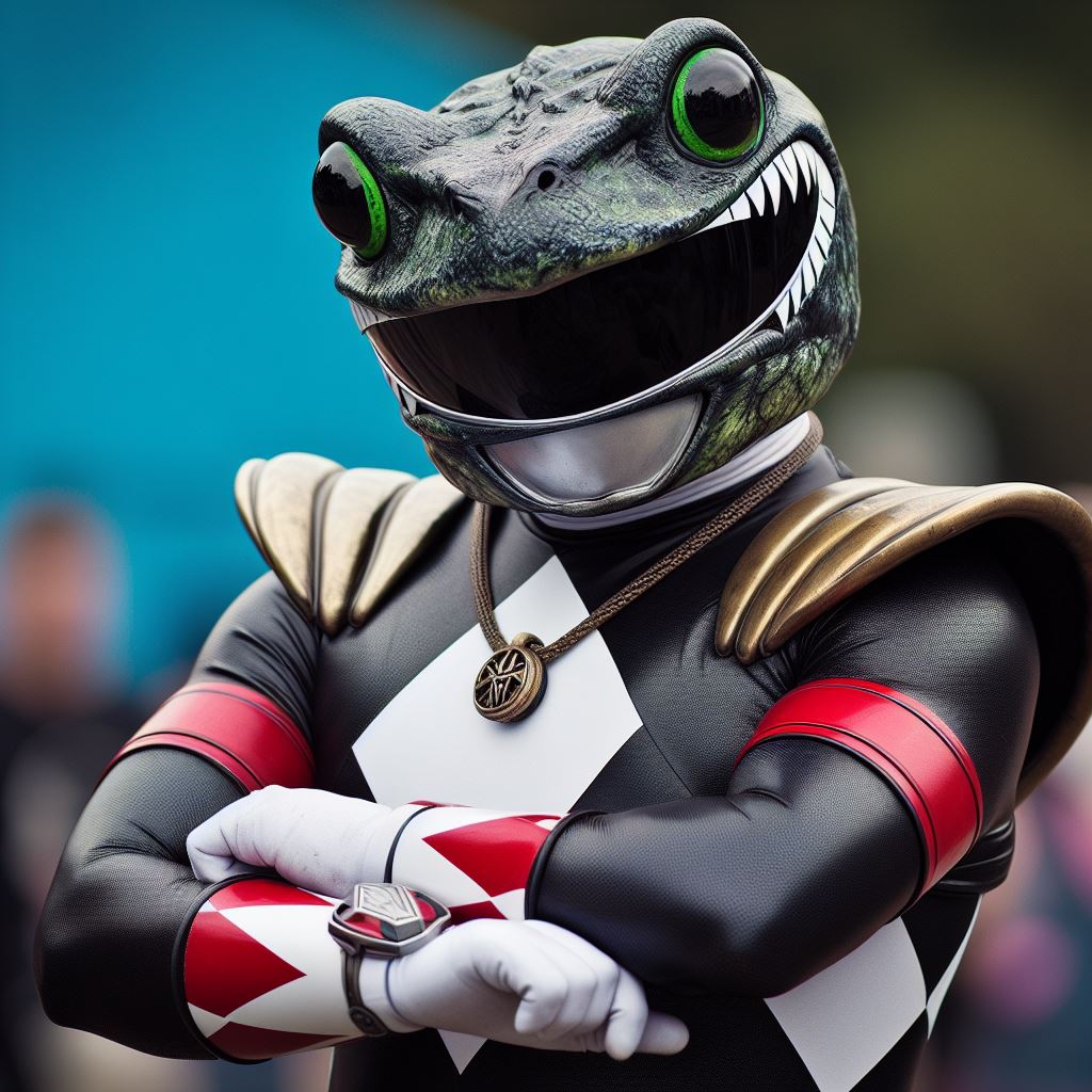 anthro frog black ranger by alteregobro on DeviantArt