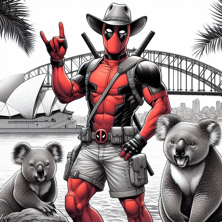 Normal Au Deadpool deadpool in australia by alteregobro on DeviantArt
