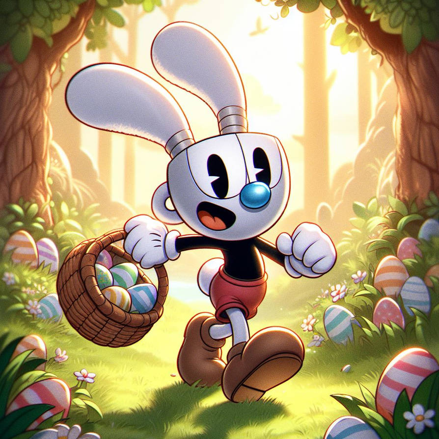 cuphead the easter bunny by alteregobro on DeviantArt