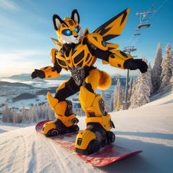 bumblefox snowboarding