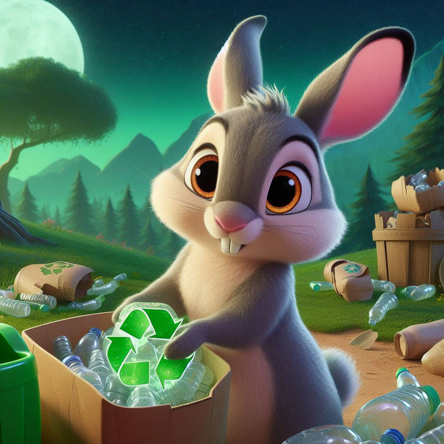 Deviantart Thumper Rabbit thumper on earth day by alteregobro on DeviantArt