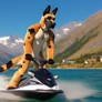 marmaduke jet skiing