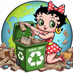 betty boop on earth day