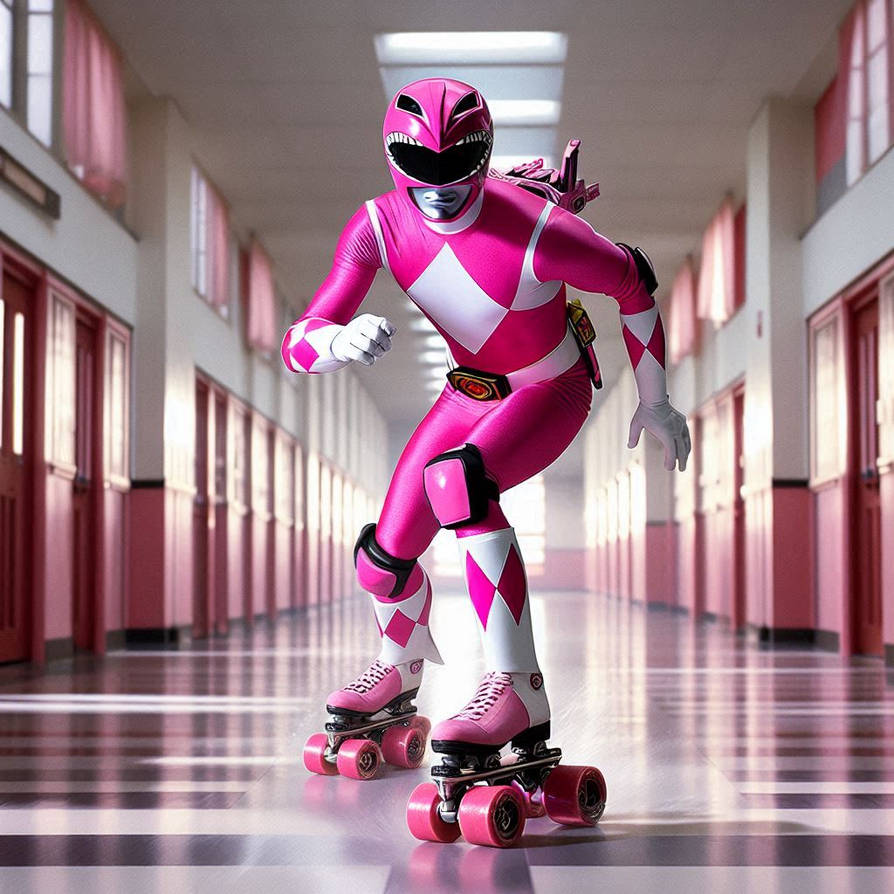 stunt-tember: pink ranger by alteregobro on DeviantArt